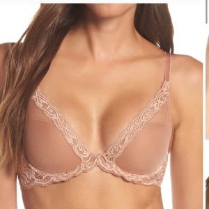 Natori Feathers Bra in Caramel